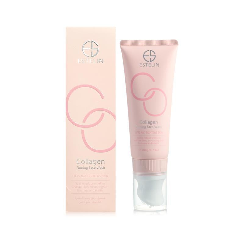ESTELIN Collagen Cleanser, Niacinamide Revitalizer, Vitamin C, Hyaluronic Acid - Deep Cleansing, Moisturizing Cleansing Lotion Facial Skincare Skin Repair Comfort Facial Cleansing Facial Wash