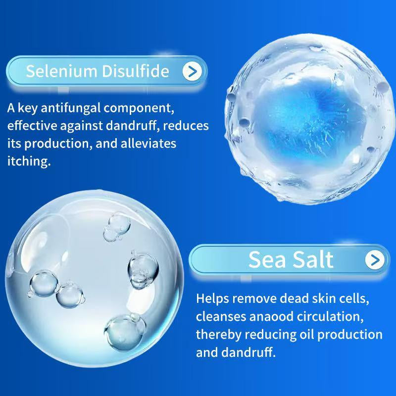 NIPOLI Selenium Disulfide Hair Care Shampoo Oil Control Refreshing Anti-Dandruff Anti-Itch Scalp Cleansing Shampoo, 300ML