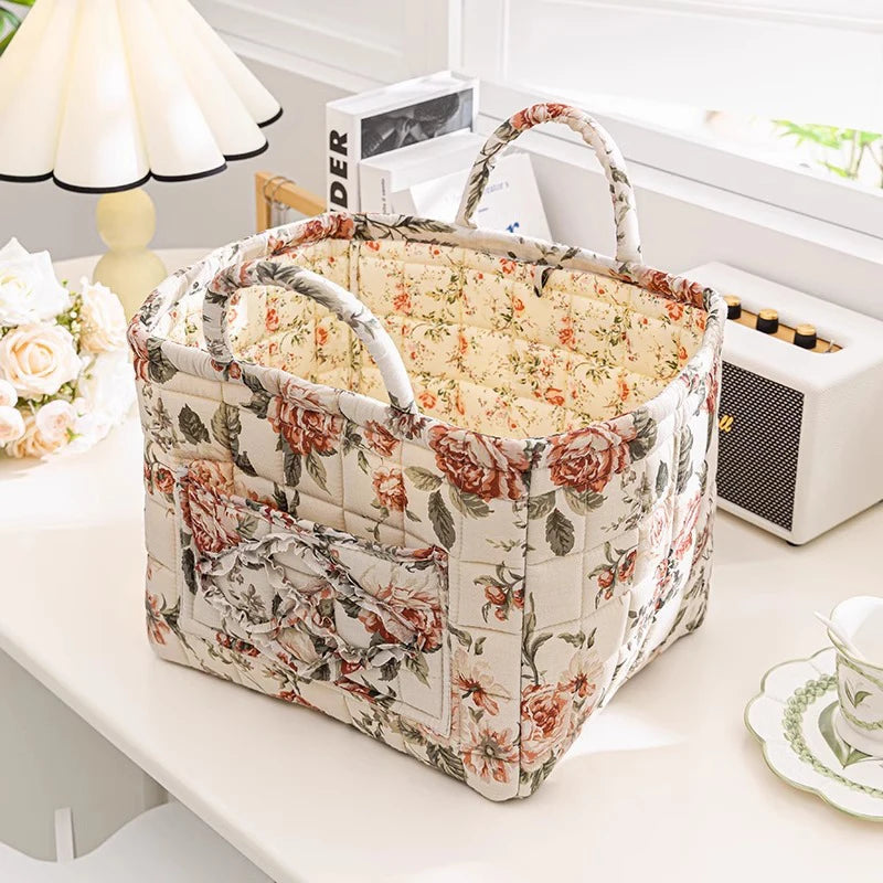 Large Capacity Fabric Storage Baskets Laundry Baskets with Easy Carry Handles Laundry Hampers