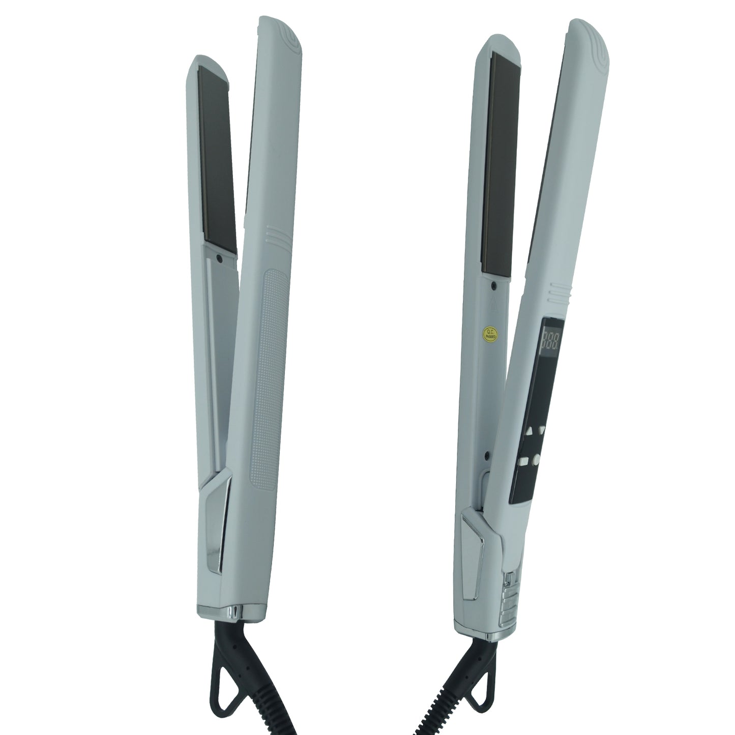 Titanium Hair Straightener Professional Dual Voltage 110V-220V Digital Display 70W High-Power Adjustable Heat Settings for Men & Women Hair Styling Tool