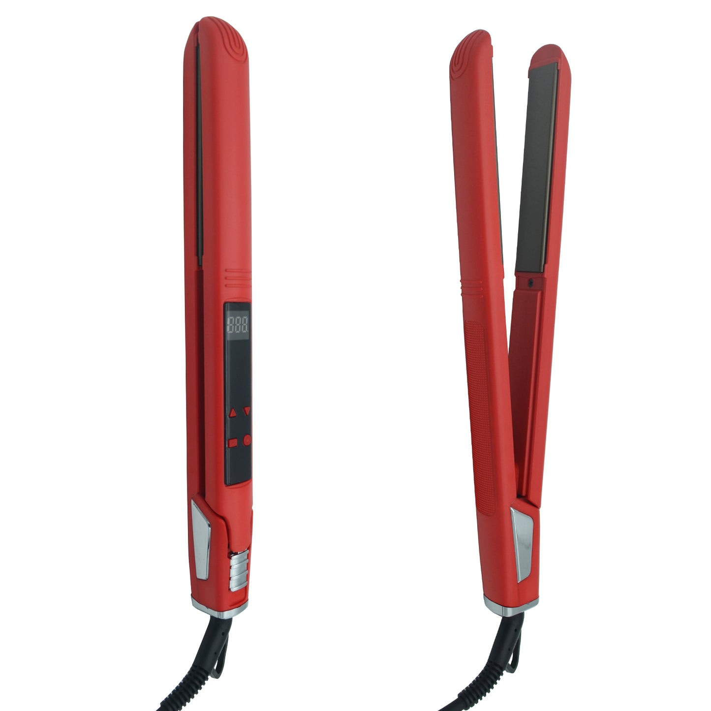 Titanium Hair Straightener Professional Dual Voltage 110V-220V Digital Display 70W High-Power Adjustable Heat Settings for Men & Women Hair Styling Tool