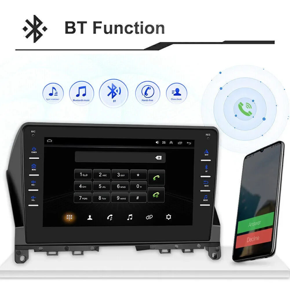 Car Stereo Radio Player for Mercedes-Benz W204 2006-2011 8" Touch Screen Car Audio Receiver with GPS Navigation Bluetooth Head