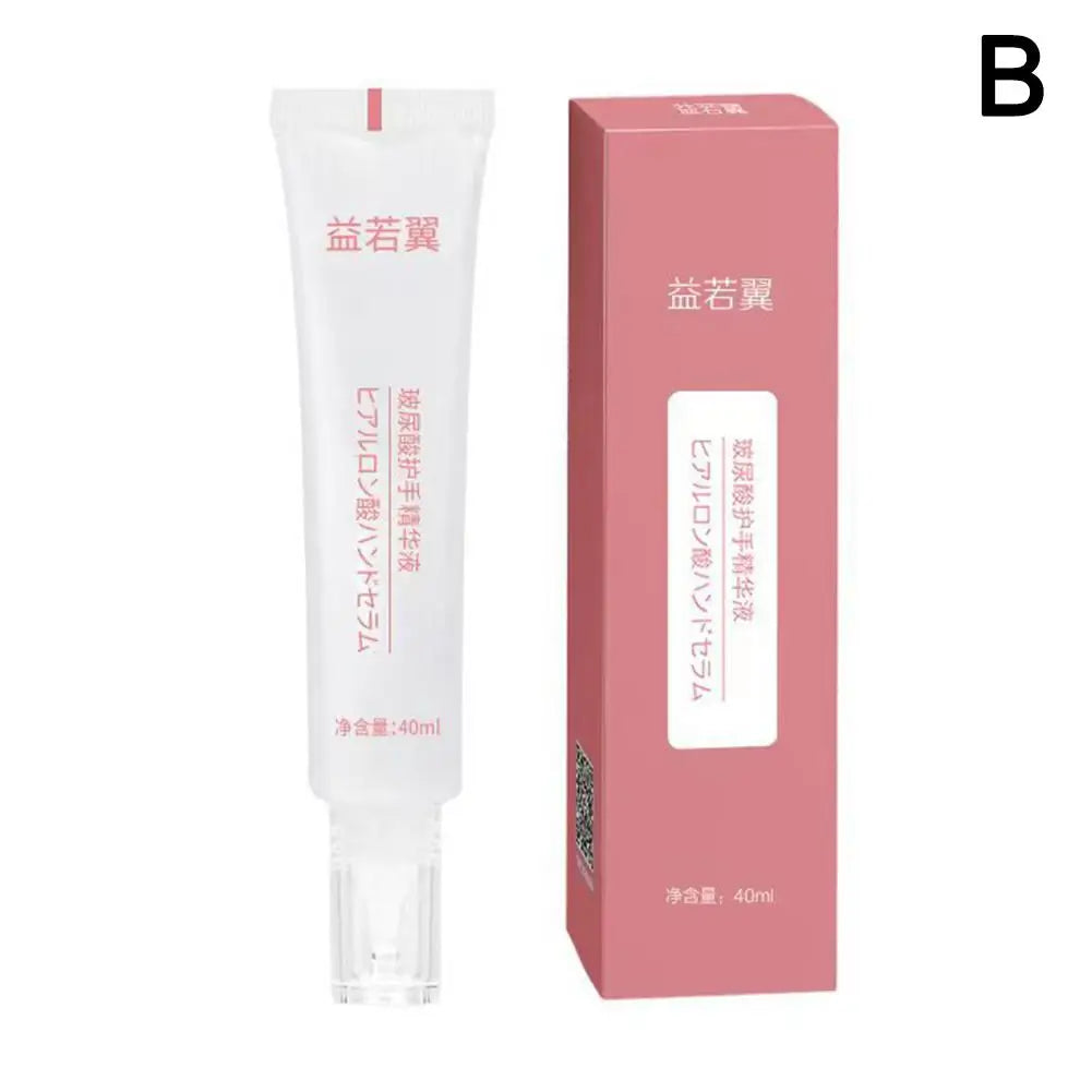 Korean Hyaluronic Acid Hand Essence Moisturizing Hydrating Hand Cream for anti Wrinkle Care Repair Skincare 40G