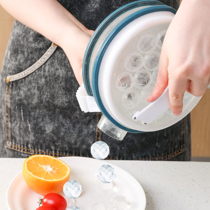 2 in 1 Portable Creative Ice Bottle Cold Kettle Household Ice Grid Frozen Ice Box Ice Cream Tools Bar Ice Ball Maker Kitchen Gadgets