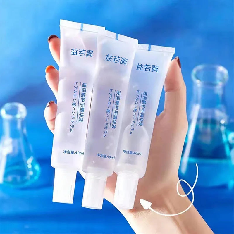 Korean Hyaluronic Acid Hand Essence Moisturizing Hydrating Hand Cream for anti Wrinkle Care Repair Skincare 40G