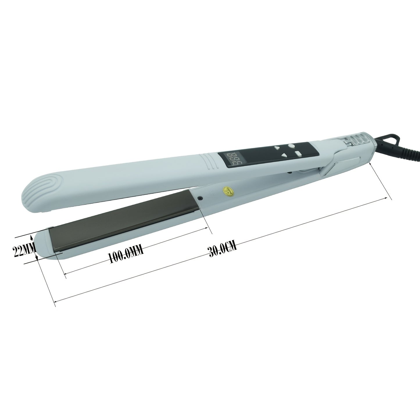 Titanium Hair Straightener Professional Dual Voltage 110V-220V Digital Display 70W High-Power Adjustable Heat Settings for Men & Women Hair Styling Tool