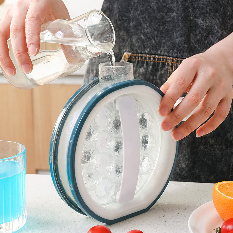 2 in 1 Portable Creative Ice Bottle Cold Kettle Household Ice Grid Frozen Ice Box Ice Cream Tools Bar Ice Ball Maker Kitchen Gadgets
