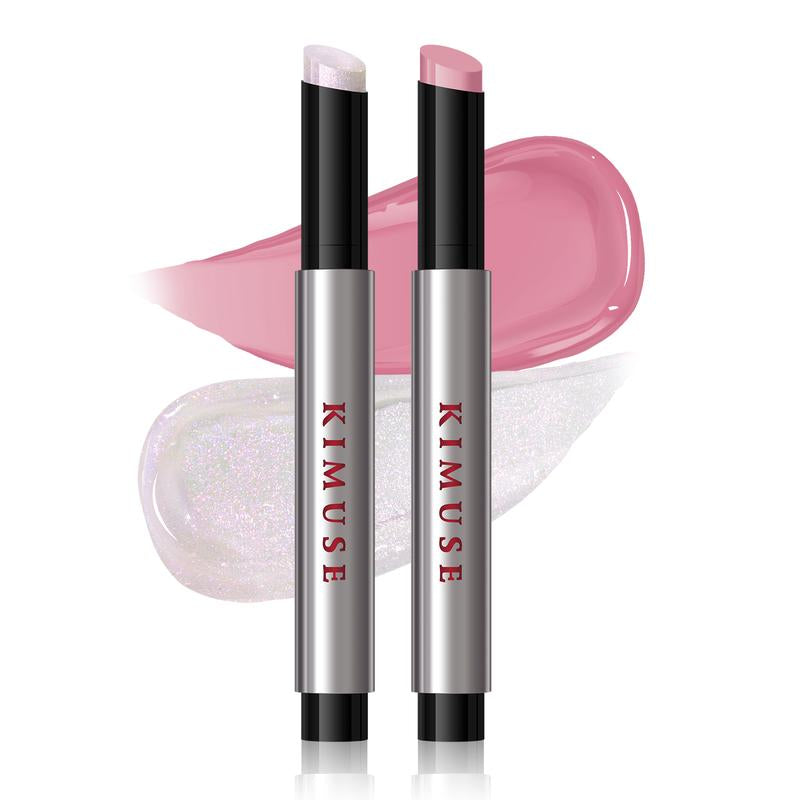 KIMUSE Juicy Hydrating Lip Gloss Vegan & Cruelty-Free Lip Plumping Balm for Women & Girls,Korean Makeup ,Glossy Lipstick