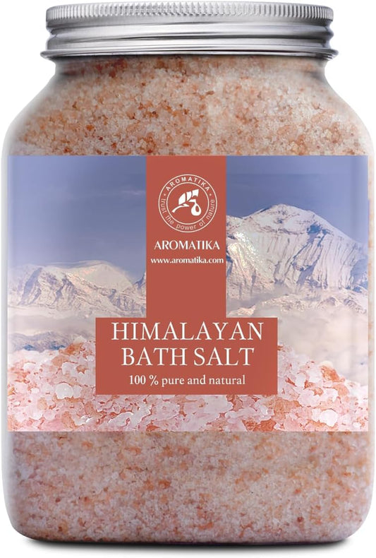 Himalayan Pink Crystal Salt 46 Oz - 100% Pure and Natural - Promotes Relaxation, Sleep Quality, and Detoxification
