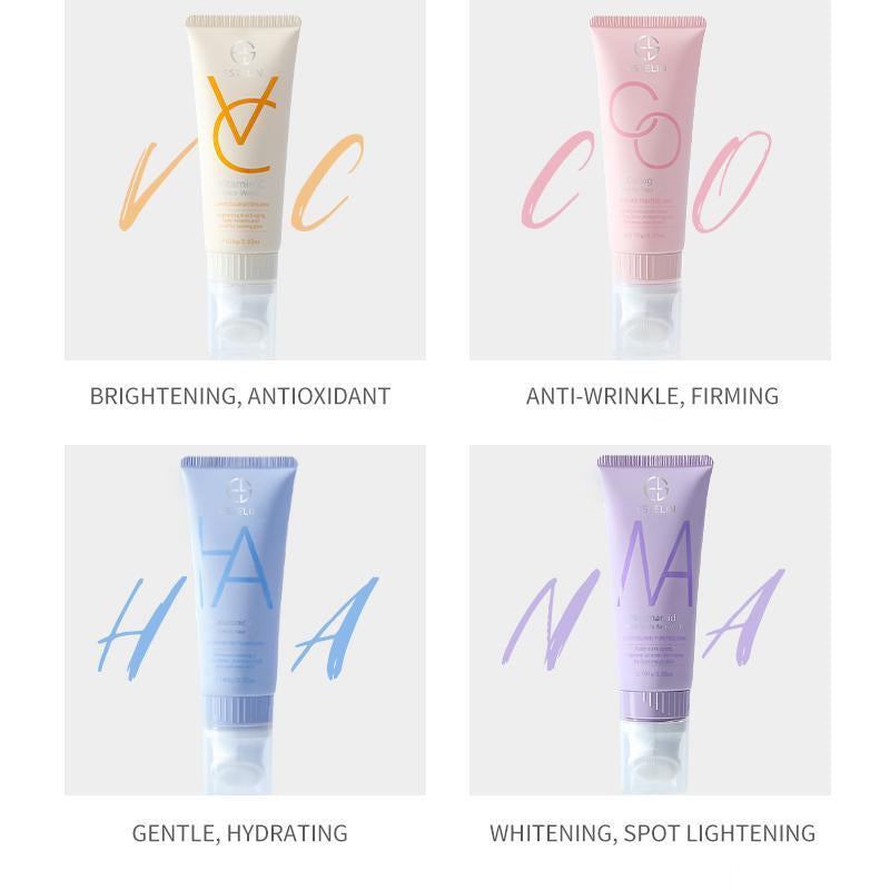 ESTELIN Collagen Cleanser, Niacinamide Revitalizer, Vitamin C, Hyaluronic Acid - Deep Cleansing, Moisturizing Cleansing Lotion Facial Skincare Skin Repair Comfort Facial Cleansing Facial Wash