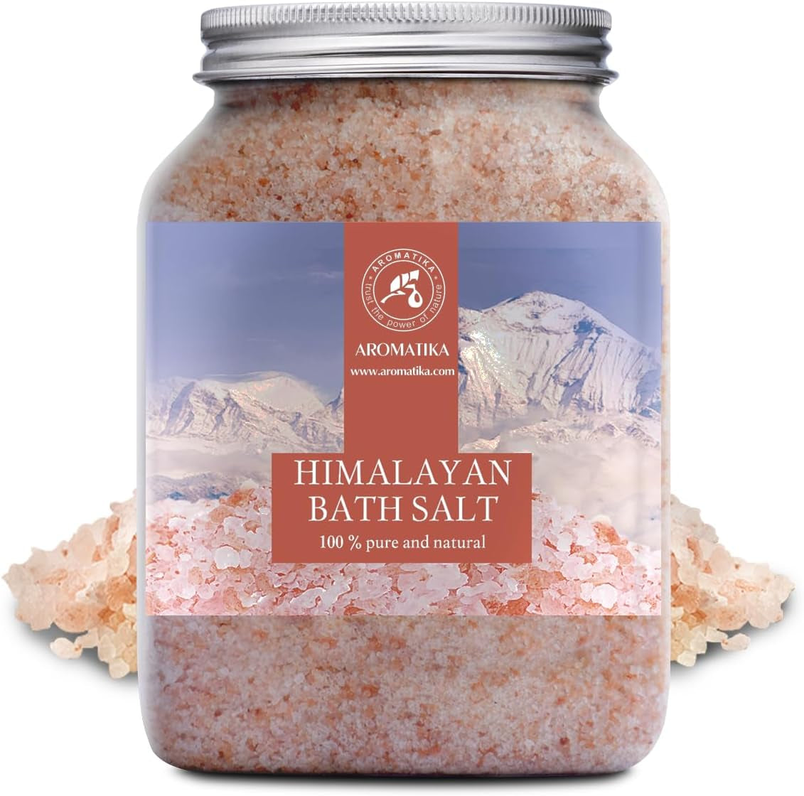 Himalayan Pink Crystal Salt 46 Oz - 100% Pure and Natural - Promotes Relaxation, Sleep Quality, and Detoxification