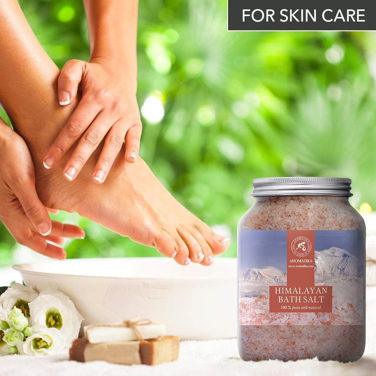 Himalayan Pink Crystal Salt 46 Oz - 100% Pure and Natural - Promotes Relaxation, Sleep Quality, and Detoxification
