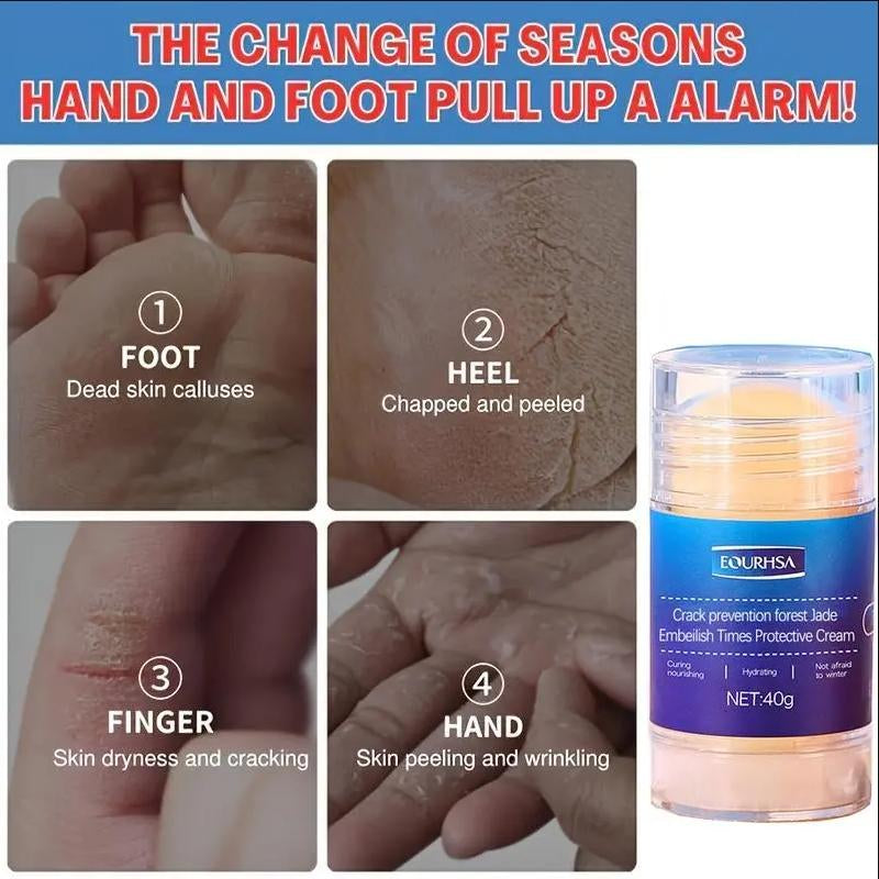 【Buy 1 Get 1】Anti Crack Foot Care Cream,Anti Cracked Foot Cream,Moisturizing,Softening and Nourishing Cream for Dry,Cracked Feet,Remove Dead Skin and Moisturize Dry Skin