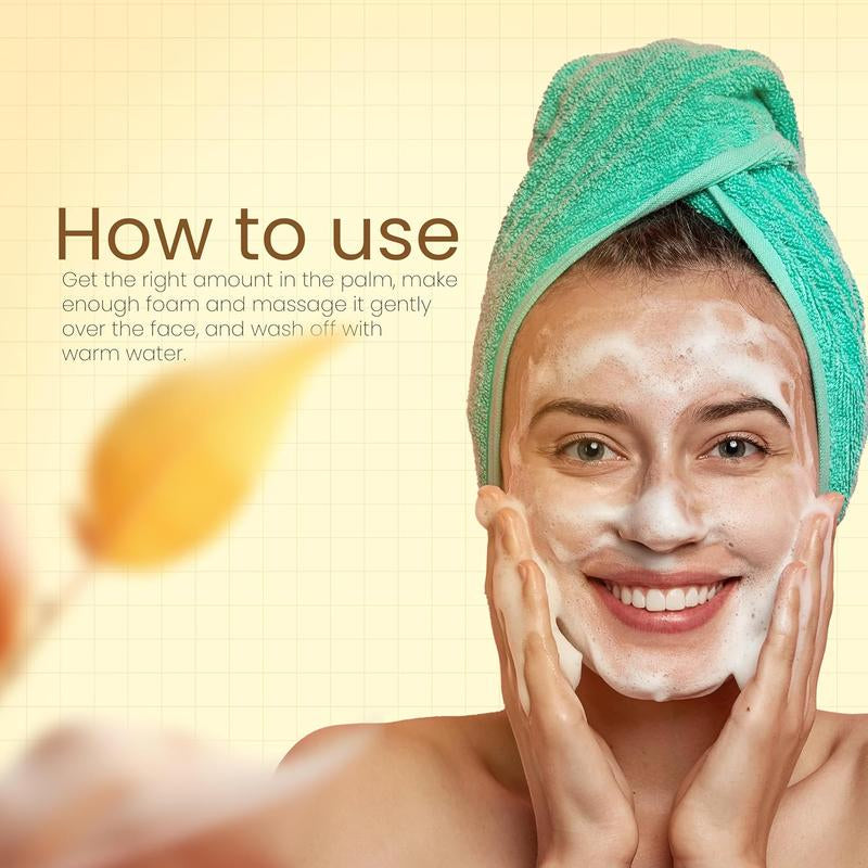 Eyenlip Pure & Deep Rice Cleansing Foam, 100Ml - Korean Cleanser for Men and Women Facial Skincare Comfort Skin Repair